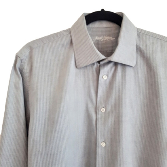 2/$35 SALE JACK Lipson Dress Shirt 16r - Picture 3 of 7